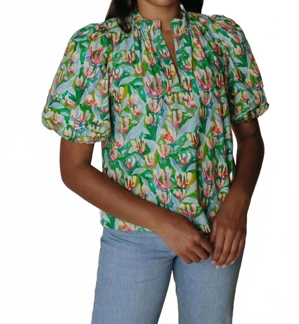 NEW LAROQUE alix blouse in champ de fleurs